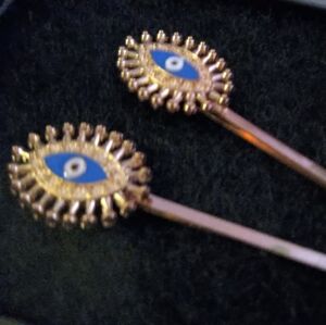 Evil Eye hair pins NEW